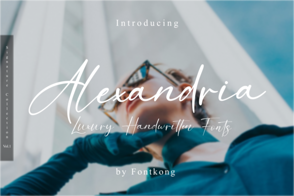 Alexandria: A Handwritten Font for Elegant Design