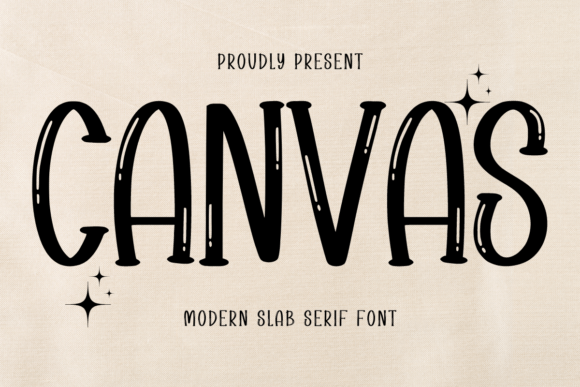 Canvas: A Bold Slab Serif for Modern Design