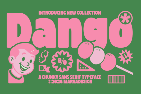 Dango: The Chunky Sans Serif That Packs a Playful Punch