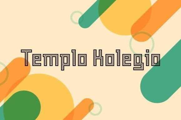 Discover the Playful Charm of Templo Kolegio Font