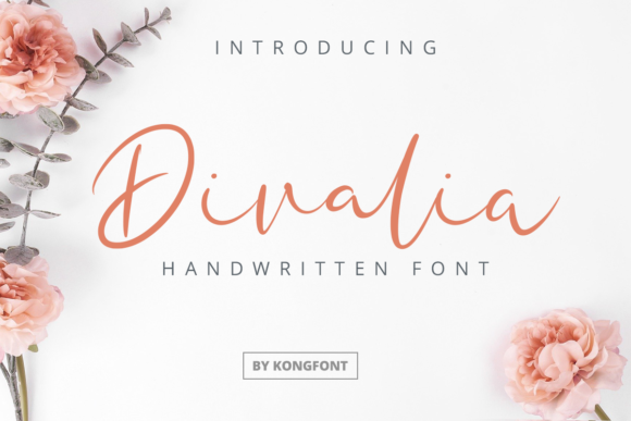 Divalia: A Handwritten Font for Elegant Design
