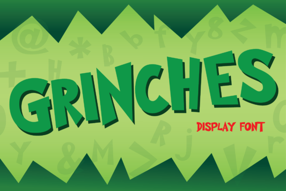 Grinches: A Playful Font for Cheerful Designs