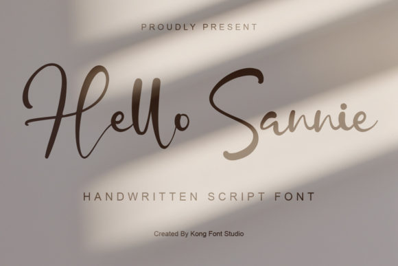 Hello Sannie: The Playful Script for Modern Design