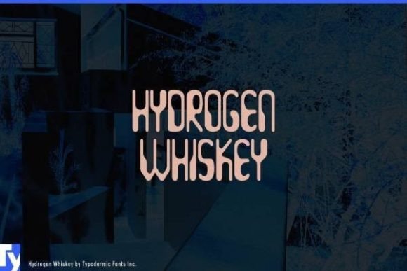 Hydrogen Whiskey: A Vintage Techno Font for Modern Brands