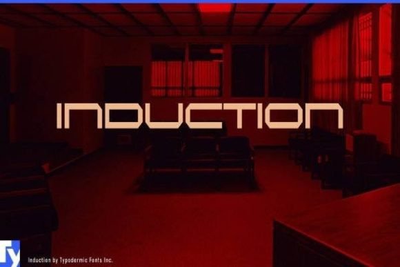 Induction: The Modern Display Font for Bold Branding