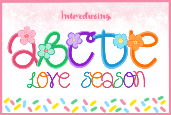 Love Season: A Decorative Font for Creative Projects