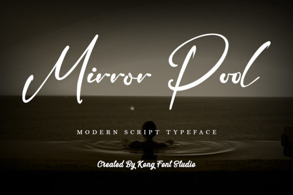 Mirror Pool: A Playful Script Font for Creative Designs