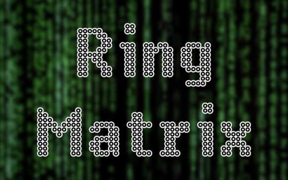 Ring Matrix: A Bold Typeface for Impactful Designs