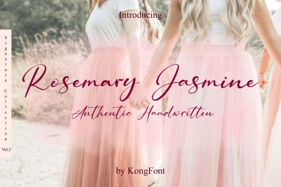 Rosemary Jasmine: An Elegant Handwritten Font for Designers
