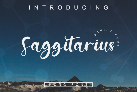 Saggitarius: A Modern Script Font for Creative Projects