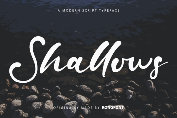 Shallows: A Modern Handwritten Script for Creative Design