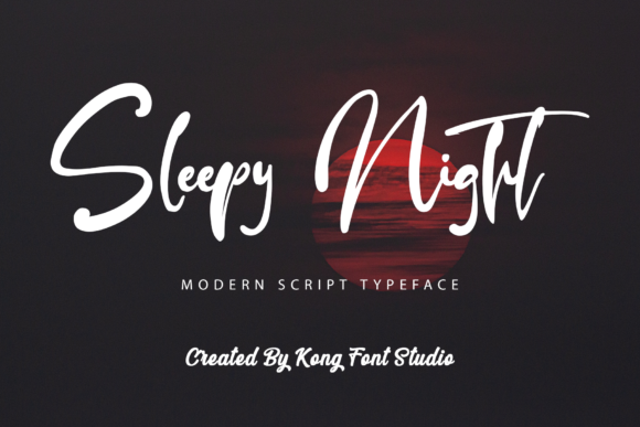 Sleepy Night: A Playful Handwritten Font for Modern Designs